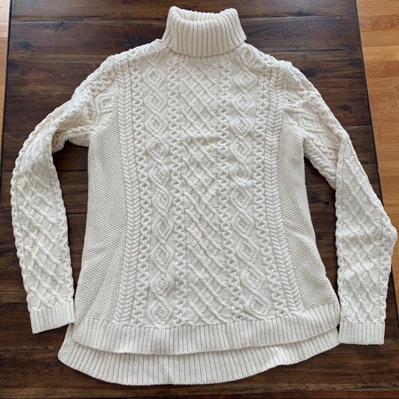 lands end fisherman sweater